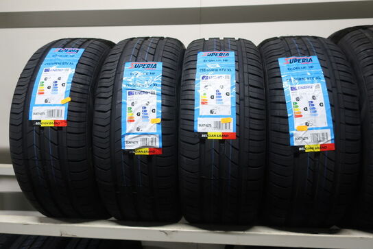 4 stk. dæk SUPERIA 215/55R16 97V XL