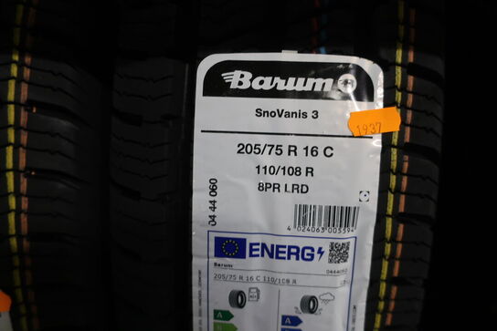 4 stk. dæk BARUM 205/75 R 16 C