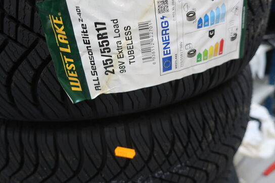 4 stk. dæk WEST LAKE 215/55R17 98V