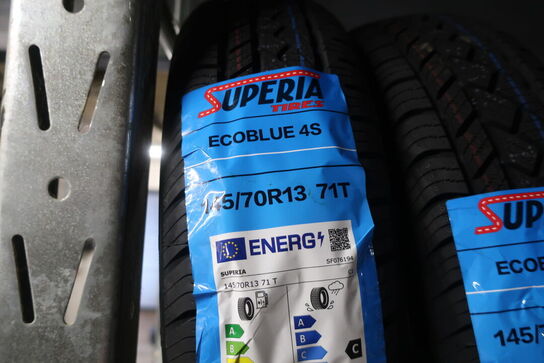 2 stk. dæk SUPERIA 145/70R13 71T