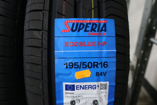 4 stk. dæk SUPERIA 195/50R16 84V