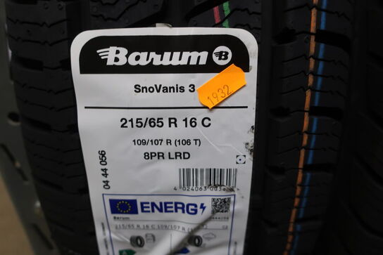 4 stk. dæk BARUM 215/65R 16C