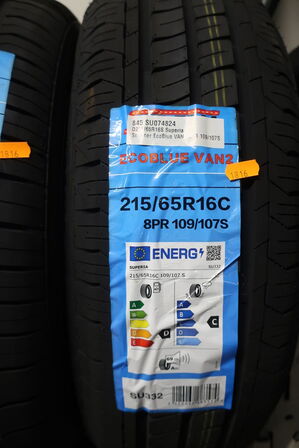 2 stk. dæk SUPERIA 215/65R16C 109/107S