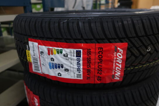 4 stk. dæk FORTUNA 185/55R15 86V XL