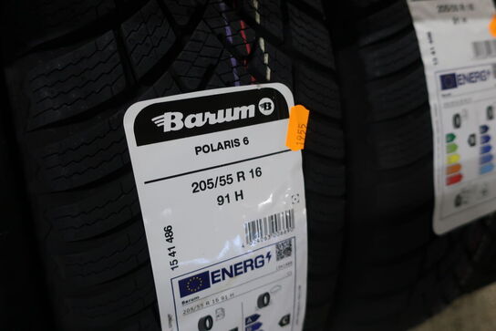 4 stk. dæk BARUM 205/55 R 16 91H