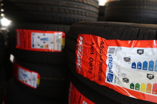 4 stk. dæk FORTUNA 165/70R14C 