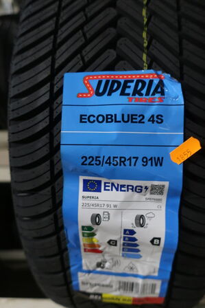 3 stk. dæk SUPERIA 225/45R17 91W