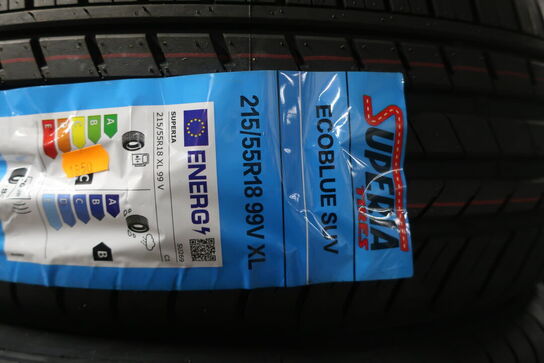 4 stk. dæk SUPERIA 215/55R18 99V XL