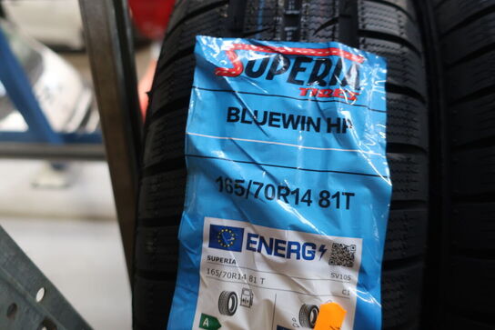 2 stk. dæk SUPERIA 165/70T14 81T