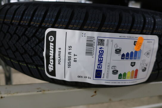4 stk. dæk BARUM 165/65 R 15 81T