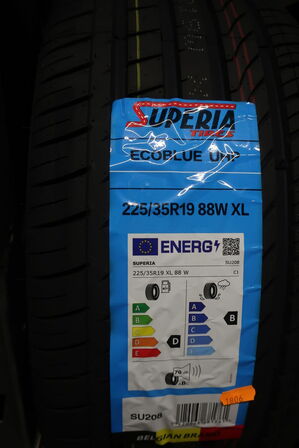 6 stk. dæk SUPERIA 225/35R19 98W XL