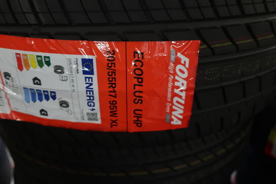 4 stk. dæk FORTUNA 205/55R17 95W XL