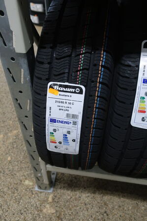 4 stk. dæk BARUM 215/65R 16C