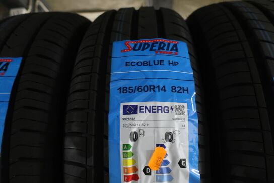 4 stk. dæk SUPERIA 185/60R14 82H