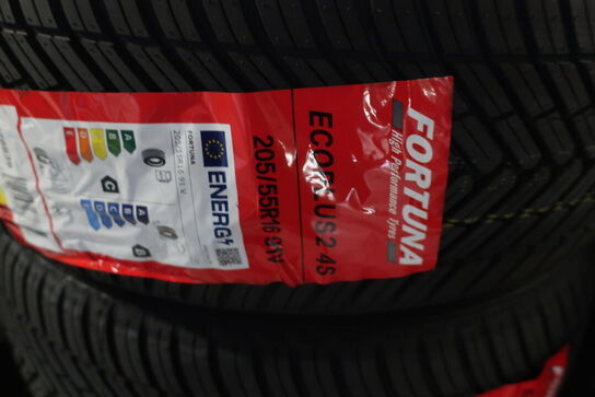 4 stk. dæk FORTUNA 205/55R16 91V