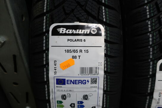 3 stk. dæk BARUM 185/65 R 15 88 T
