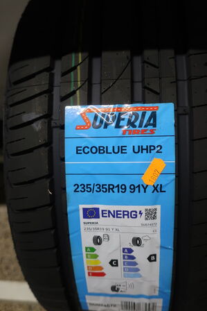 3 stk. dæk SUPERIA 235/35R19 91Y