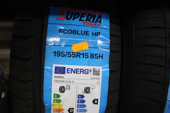 2 stk. dæk SUPERIA 195/60R15 88V