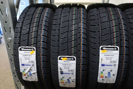4 stk. dæk BARUM 215/65R 16C