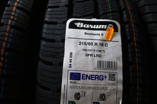 4 stk. dæk BARUM 215/65R 16 C