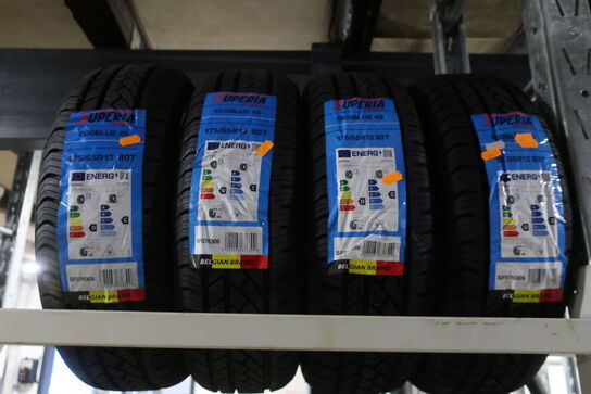 4 stk. dæk SUPERIA 175/65R13 80T