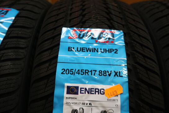 7 stk. dæk SUPERIA 205/45R17 88V XL