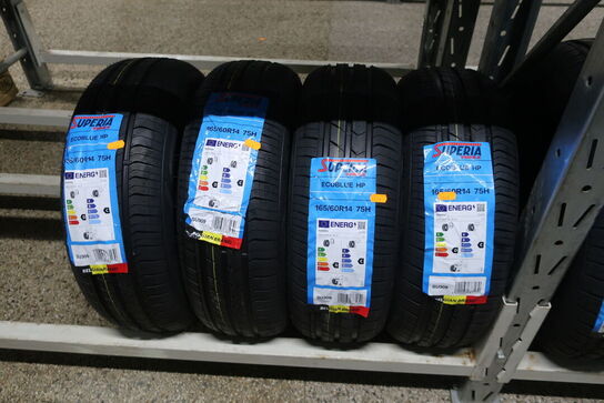 4 stk. dæk SUPERIA 165/60R14 75H