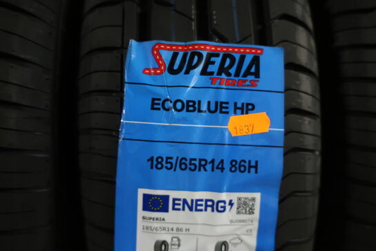 4 stk. dæk SUPERIA 185/65R14 86H