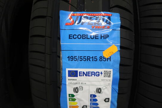 3 stk. dæk SUPERIA 195/55R15 85H