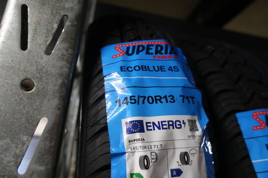 2 stk. dæk SUPERIA 145/70R13 71T