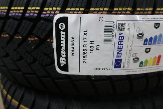 4 stk. dæk BARUM 215/65 R 17 XL 103 H