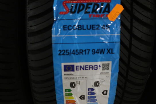 2 stk. dæk SUPERIA 225/45R17 94W XL