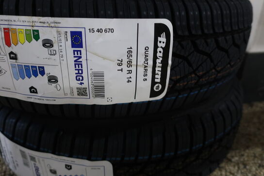 2 stk. dæk BARUM 165/65 R 14 79 T