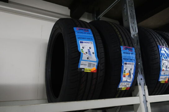 2 stk. dæk SUPERIA 205/55R17 95W XL