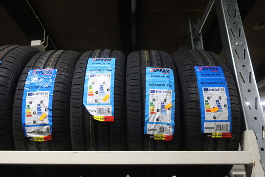 4 stk. dæk SUPERIA 185/55R15 82H