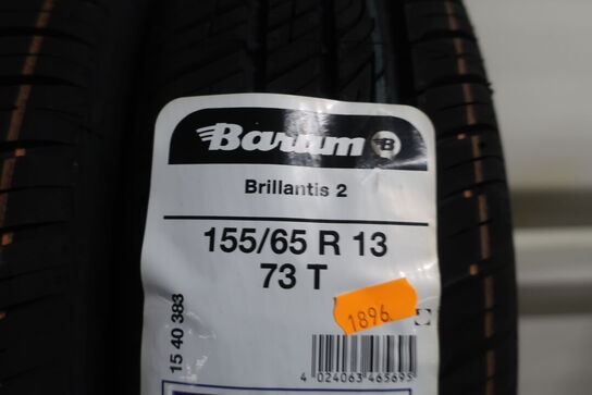 4 stk. dæk BARUM 155/65 R 13 73 T