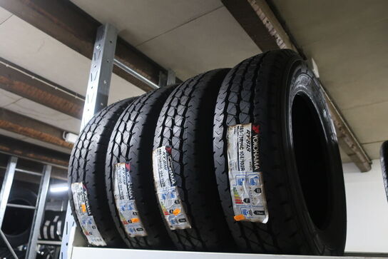 4 stk. dæk YOKOHAMA 185/75R16C 104/102R