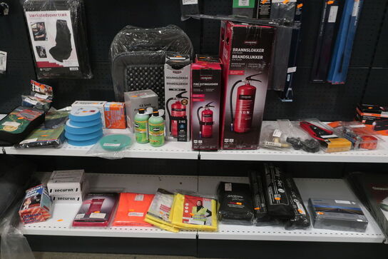 Sædeovertræk, pulverslukkere m.v. 