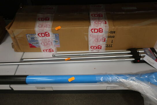 Brækstang, forlængetoppe samt aftrækker 