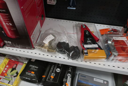 Sædeovertræk, pulverslukkere m.v. 