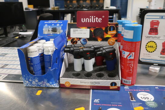 Isfjerner, lightere m.v. 