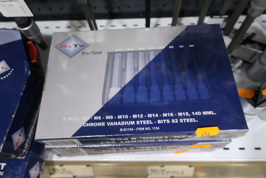 3 stk. topnøglesæt BATO 