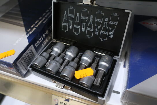 3 stk. topnøglesæt BATO 