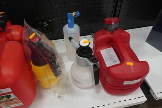 Kombidunke samt tryksprøjter