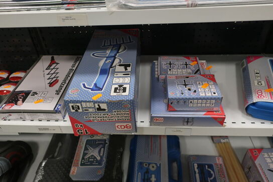 Værktøjsholdere, nitteværktøj, aftrækkere m.v. 