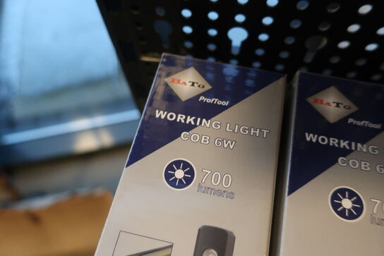 4 stk. arbejdslamper BATO 