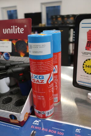 Isfjerner, lightere m.v. 