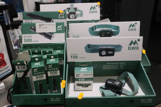 Diverse lygter og hovedlamper 
