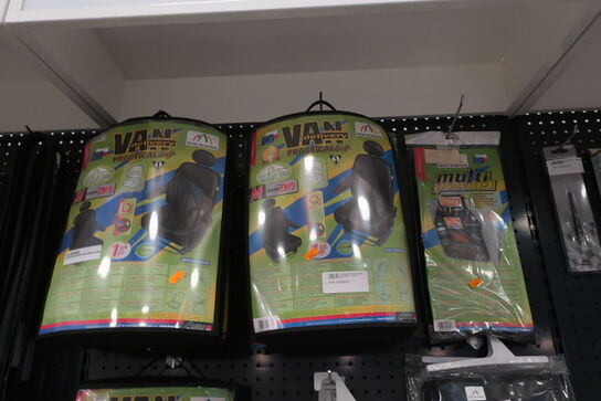 Sædeovertræk, pulverslukkere m.v. 