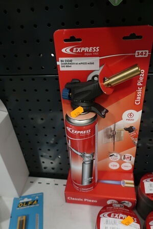 Gas samt gasbrænder